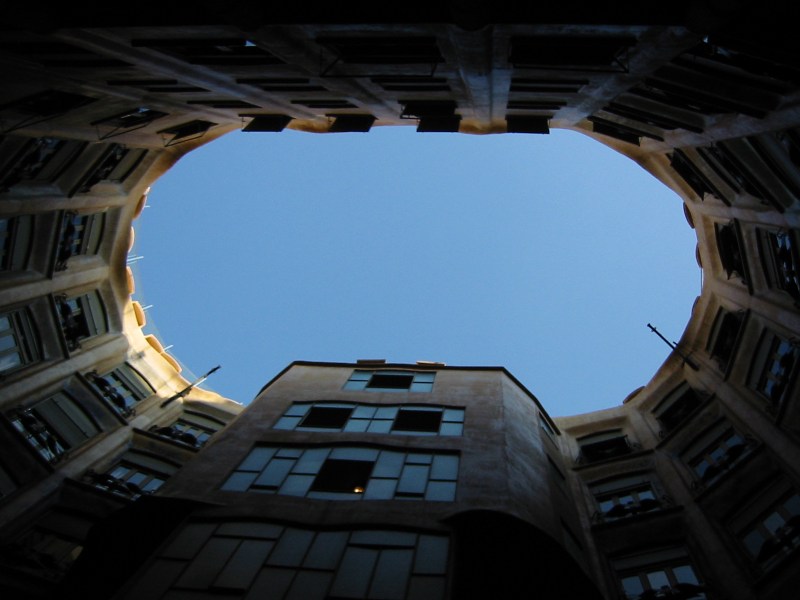 Interior courtyard